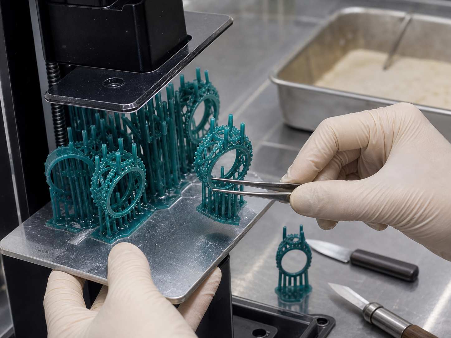 Wax Model Output jewelry production step
