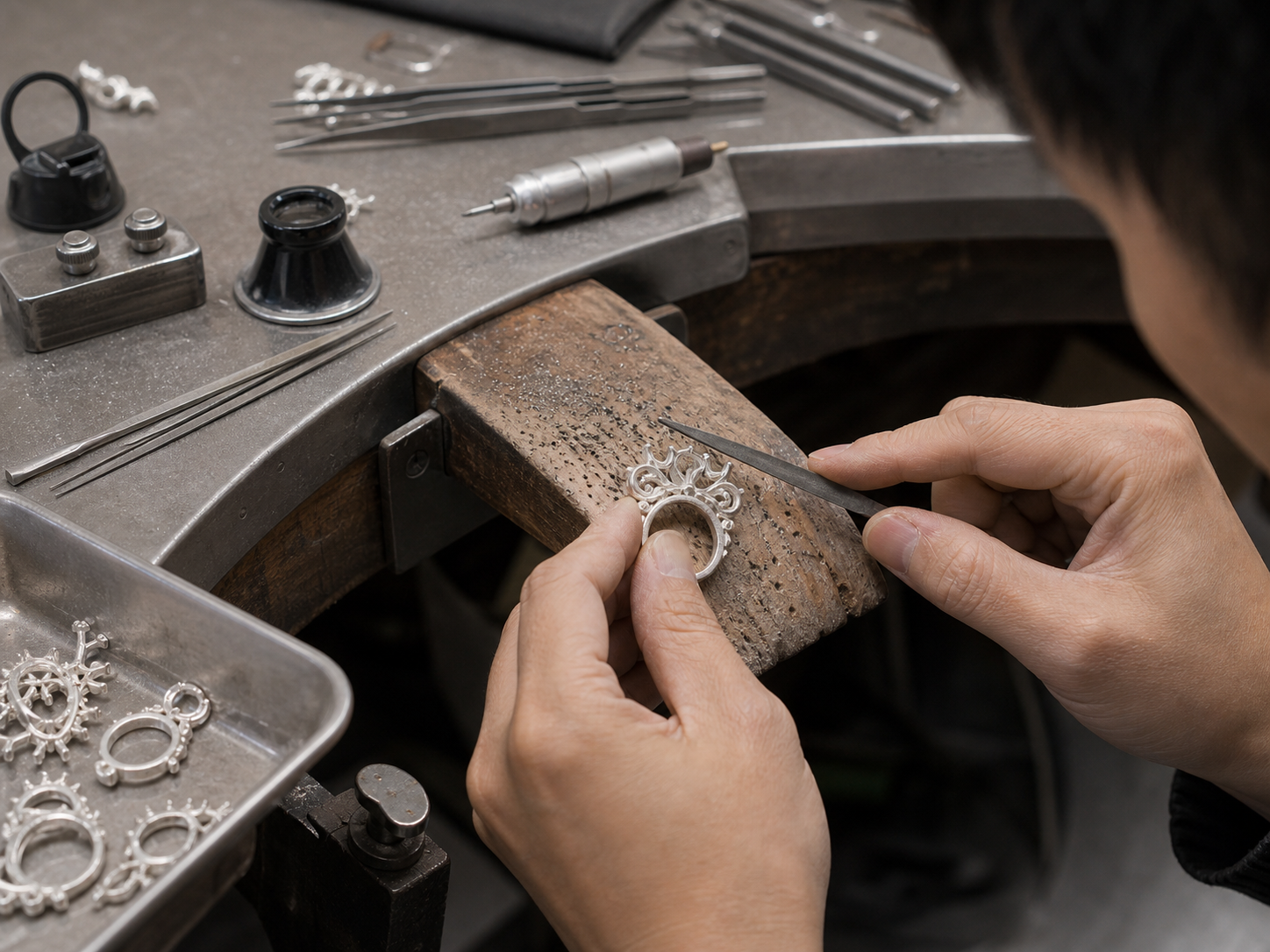 Master Finishing jewelry production step