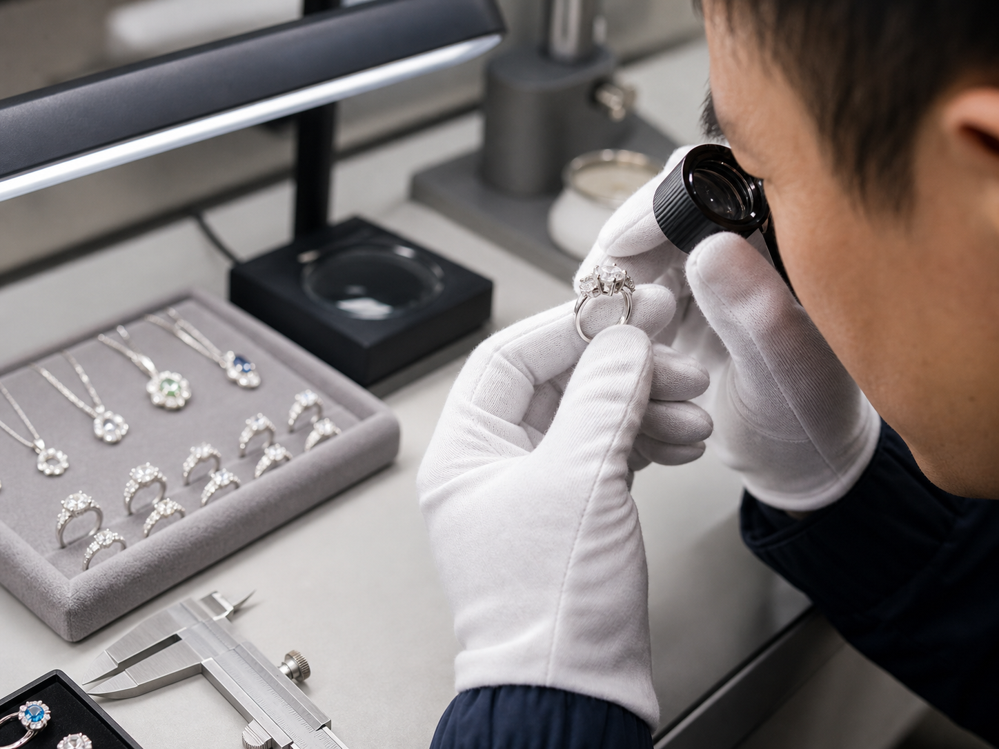 QC Inspection jewelry production step
