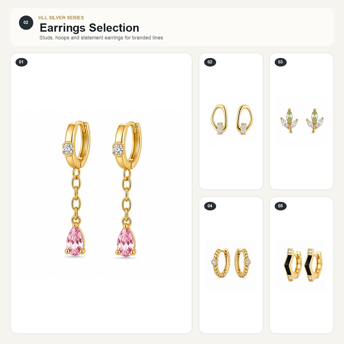 Earrings collection