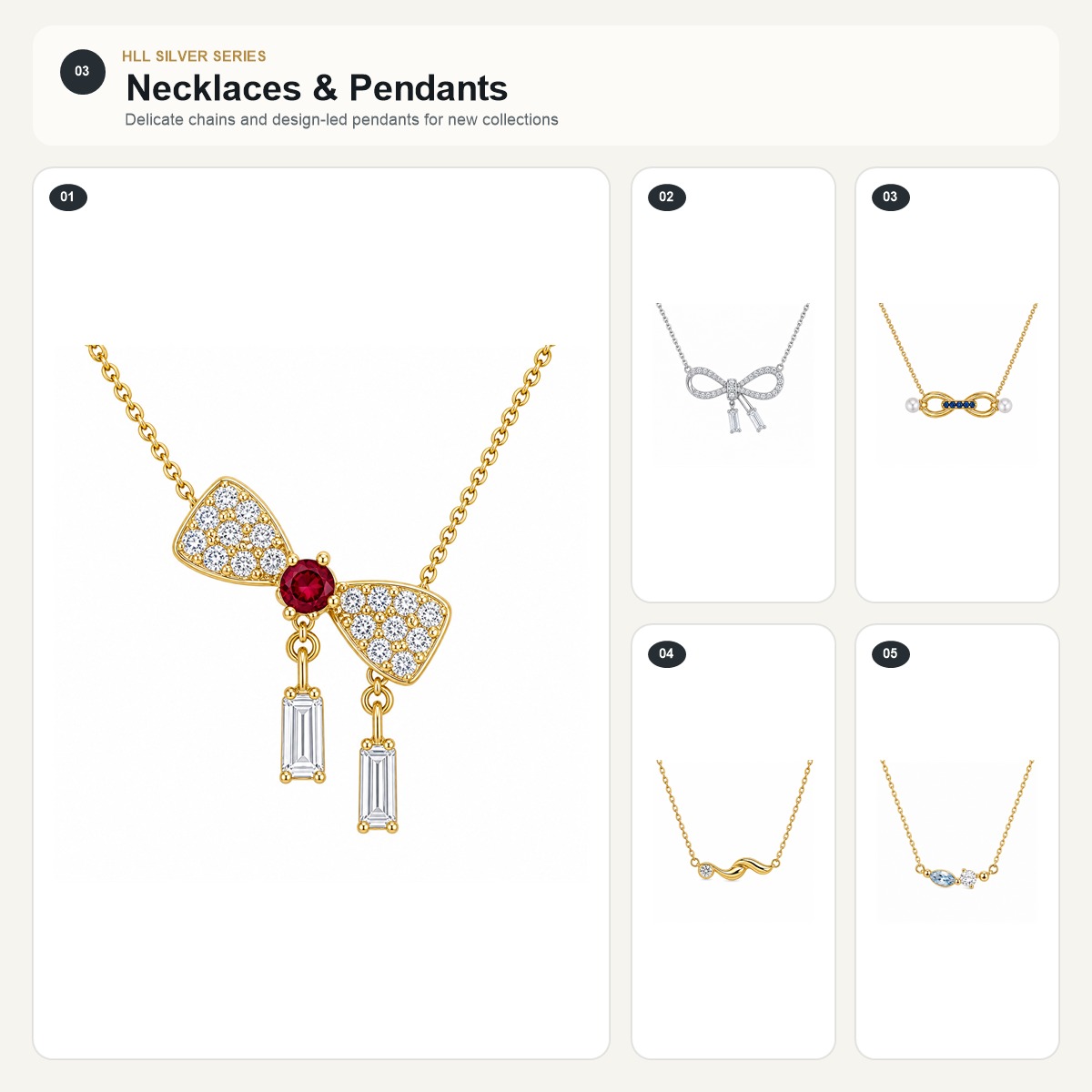 Necklaces collection