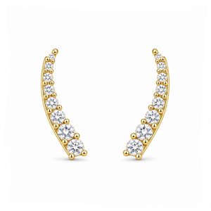 925 Sterling Silver Stud Earrings HLL-SSE02450