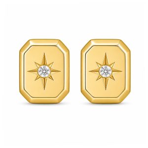 925 Sterling Silver Stud Earrings HLL-SSE02451