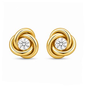925 Sterling Silver Stud Earrings HLL-SSE02453