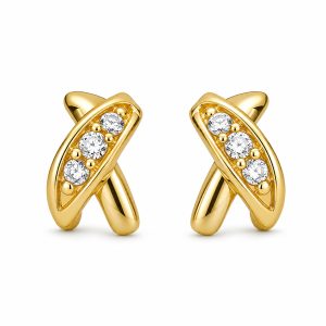 925 Sterling Silver Stud Earrings HLL-SSE02463