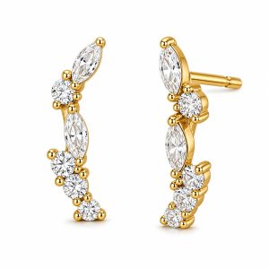 925 Sterling Silver Stud Earrings HLL-SSE02470