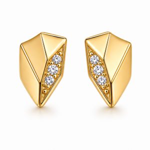 925 Sterling Silver Stud Earrings HLL-SSE02471