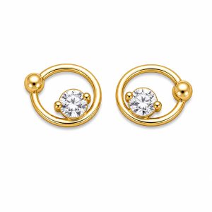 925 Sterling Silver Stud Earrings HLL-SSE02475
