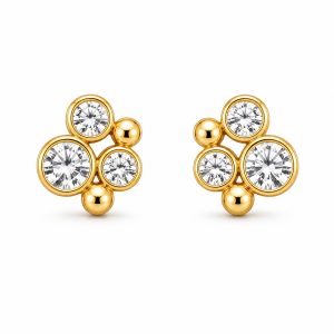 925 Sterling Silver Stud Earrings HLL-SSE02477
