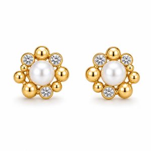 925 Sterling Silver Stud Earrings HLL-SSE02478