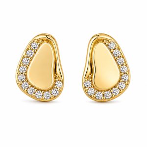 925 Sterling Silver Stud Earrings HLL-SSE02484