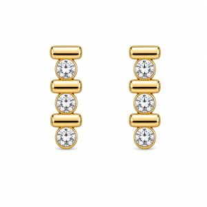 925 Sterling Silver Stud Earrings HLL-SSE02487