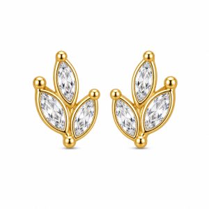 925 Sterling Silver Stud Earrings HLL-SSE02489