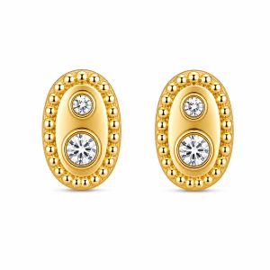 925 Sterling Silver Stud Earrings HLL-SSE02496