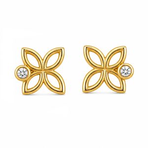 925 Sterling Silver Stud Earrings HLL-SSE02498