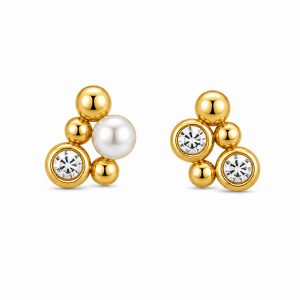 925 Sterling Silver Stud Earrings HLL-SSE02499