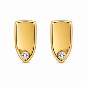 925 Sterling Silver Stud Earrings HLL-SSE02501