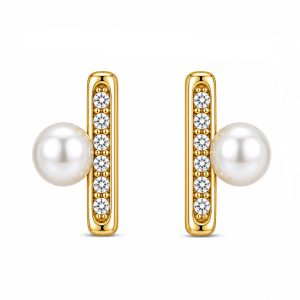 925 Sterling Silver Stud Earrings HLL-SSE02503