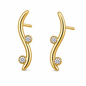 925 Sterling Silver Stud Earrings HLL-SSE02510