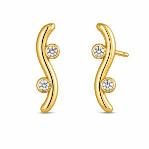 925 Sterling Silver Stud Earrings HLL-SSE02512