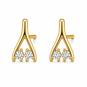 925 Sterling Silver Stud Earrings HLL-SSE02516