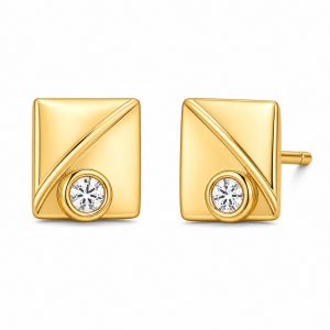 925 Sterling Silver Stud Earrings HLL-SSE02523