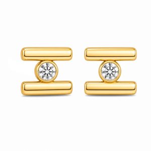 925 Sterling Silver Stud Earrings HLL-SSE02524