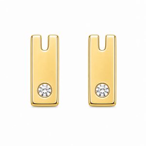 925 Sterling Silver Stud Earrings HLL-SSE02531