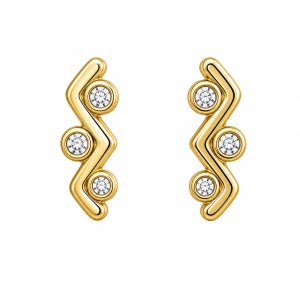 925 Sterling Silver Stud Earrings HLL-SSE02532
