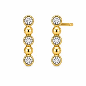 925 Sterling Silver Stud Earrings HLL-SSE02545