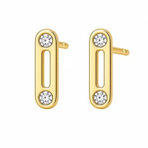 925 Sterling Silver Stud Earrings HLL-SSE02547