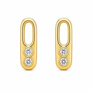 925 Sterling Silver Stud Earrings HLL-SSE02553