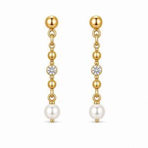 925 Sterling Silver Dangle Earrings HLL-SSE02560