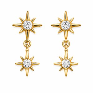 925 Sterling Silver Dangle Earrings HLL-SSE02562