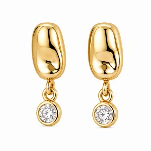 925 Sterling Silver Dangle Earrings HLL-SSE02567