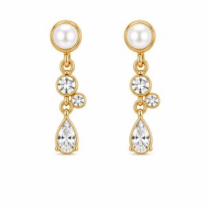 925 Sterling Silver Dangle Earrings HLL-SSE02569