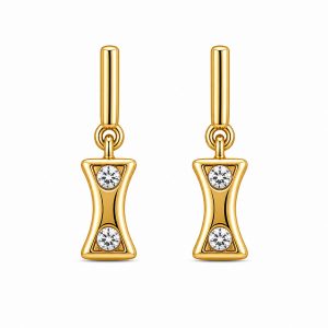 925 Sterling Silver Dangle Earrings HLL-SSE02577