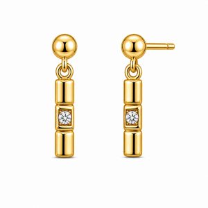 925 Sterling Silver Dangle Earrings HLL-SSE02578