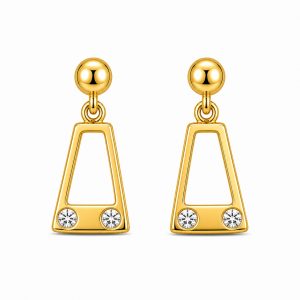 925 Sterling Silver Dangle Earrings HLL-SSE02581