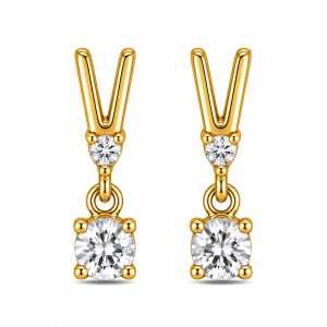 925 Sterling Silver Dangle Earrings HLL-SSE02582