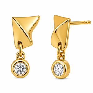 925 Sterling Silver Dangle Earrings HLL-SSE02584