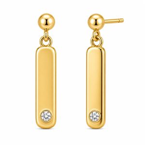925 Sterling Silver Dangle Earrings HLL-SSE02587