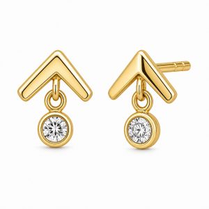 925 Sterling Silver Dangle Earrings HLL-SSE02596