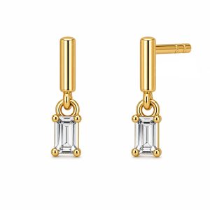 925 Sterling Silver Dangle Earrings HLL-SSE02597