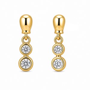 925 Sterling Silver Dangle Earrings HLL-SSE02598
