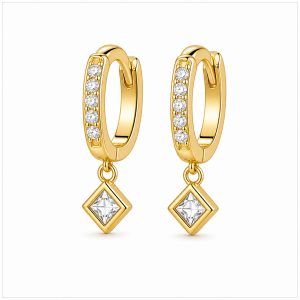 925 Sterling Silver Hoop Earrings HLL-SSE02602