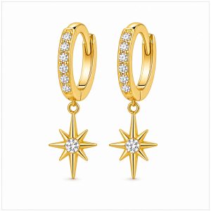925 Sterling Silver Hoop Earrings HLL-SSE02603