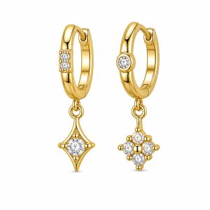 925 Sterling Silver Hoop Earrings HLL-SSE02607