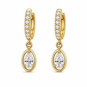 925 Sterling Silver Hoop Earrings HLL-SSE02613