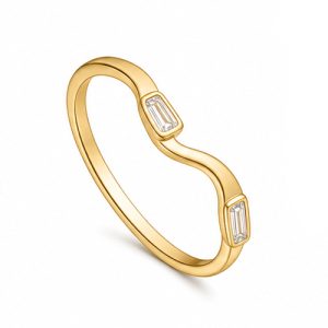 925 Sterling Silver CZ Ring HLL-CZR00831